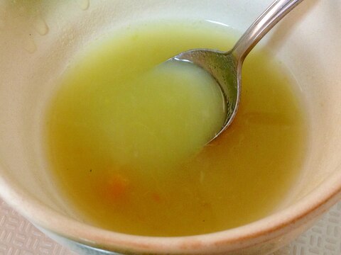 離乳食  中期 さつまいもと人参のスープ